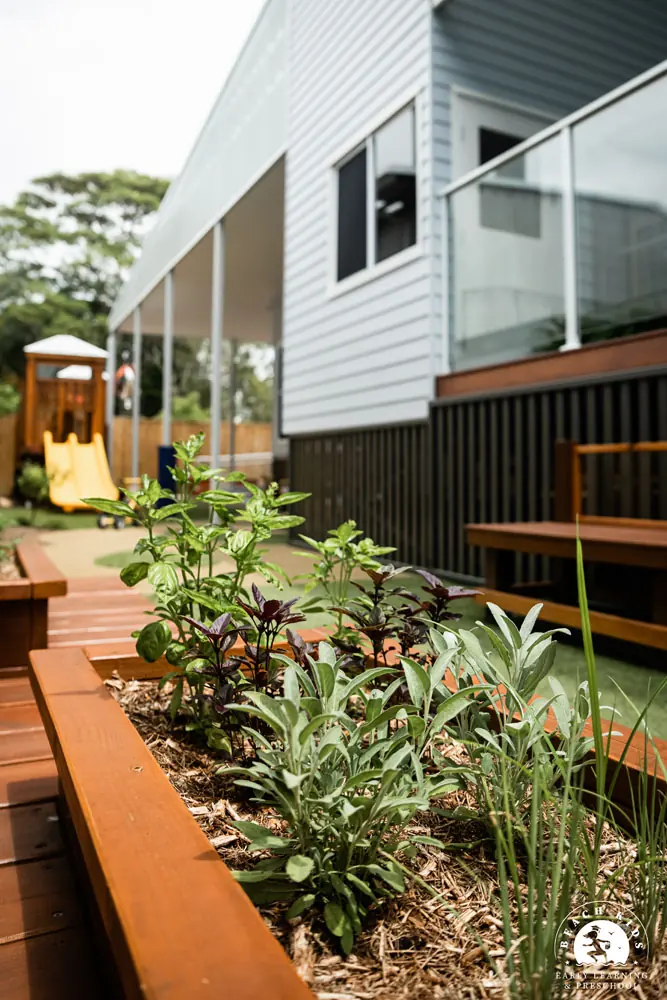 The entry to the Beach Kids Cabarita campus on Hastings Road, Bogangar